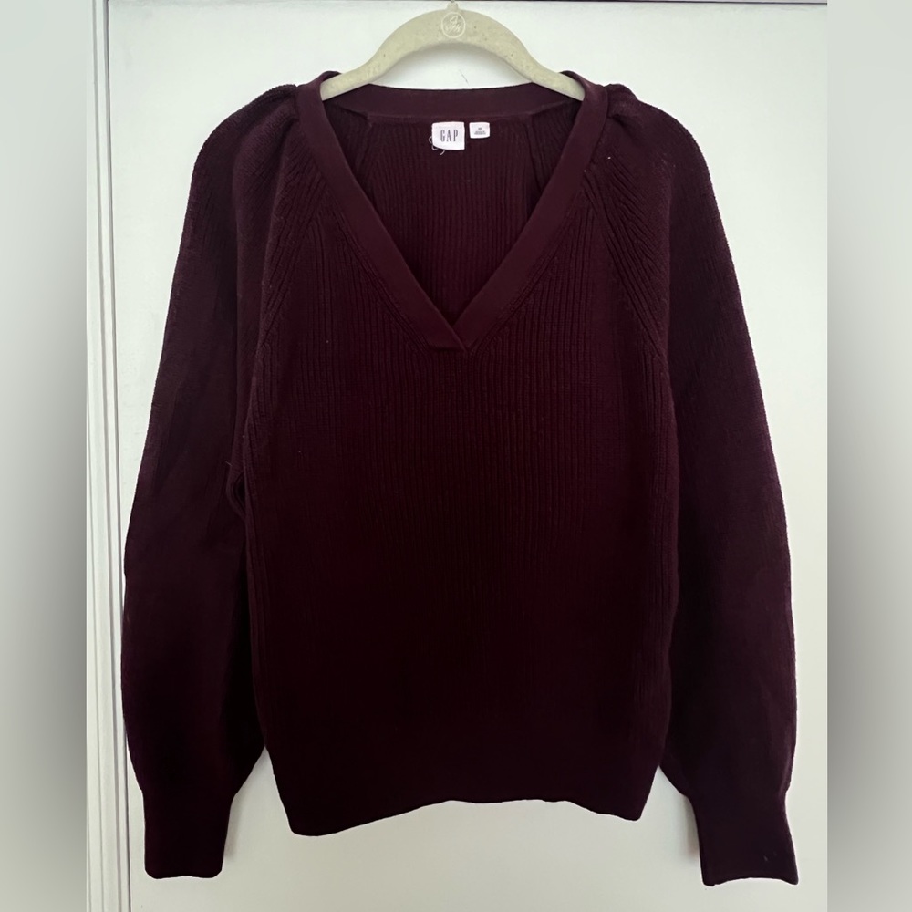 Purple Gap V-Neck Sweater